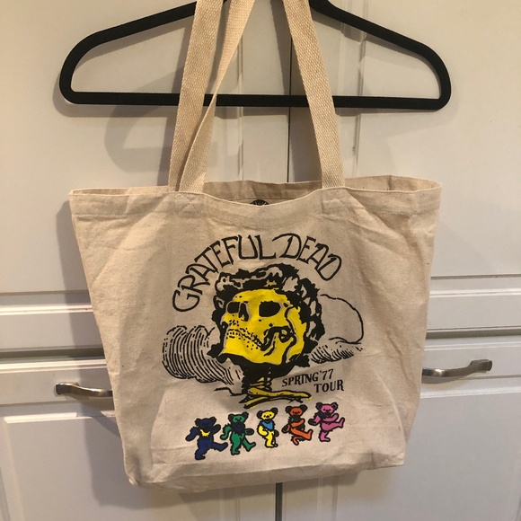 Urban Outfitters Grateful Dead Canvas Tote Bag - Picture 1 of 2